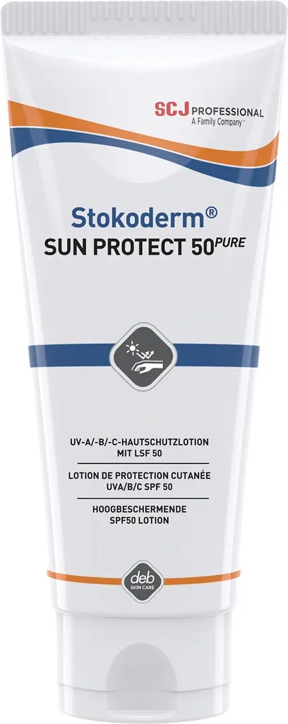 Krem przeciwsłoneczny Stokoderm Sun Protect 50+ UV-A/UV-B/UVC, bardzo wysoka ochrona do ciała, z technologią przeciw promieniowaniu UVC.