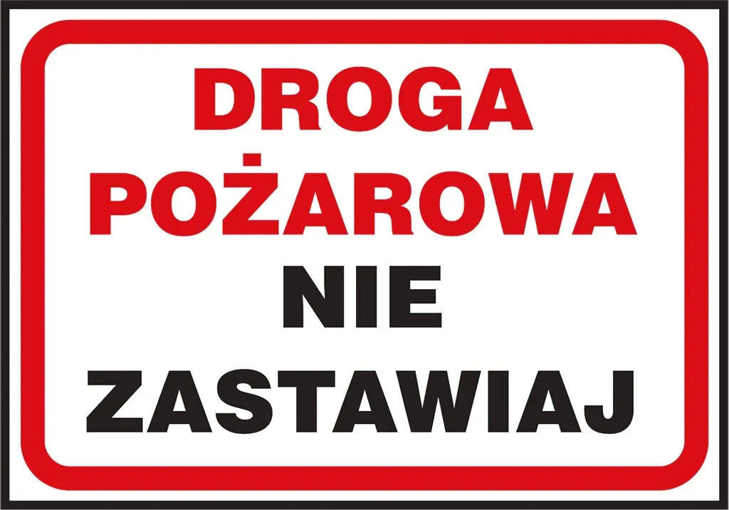 Znak z napisem 