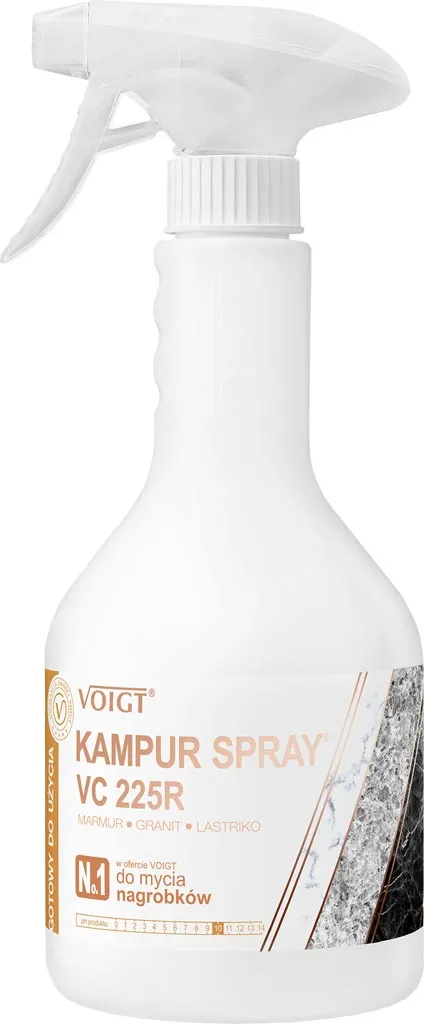 Butelka z białego plastiku z ręczną pompką sprayu. Oznaczenie produktu: 