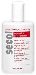 Opakowanie białej butelki z etykietą zawierającą tekst 