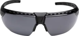 Okulary ochronne Honeywell Avatar™ OTG, czarne, z szerokimi zaciemnionymi szkłami i elastycznym, regulowanym paskiem.