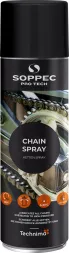 Smar do łańcuchów w sprayu marki SOPPEC, technologia Inerta 300, zabezpiecza przed brudem i wilgocią. Spray przeznaczony do ochrony i smarowania łańcuchów.